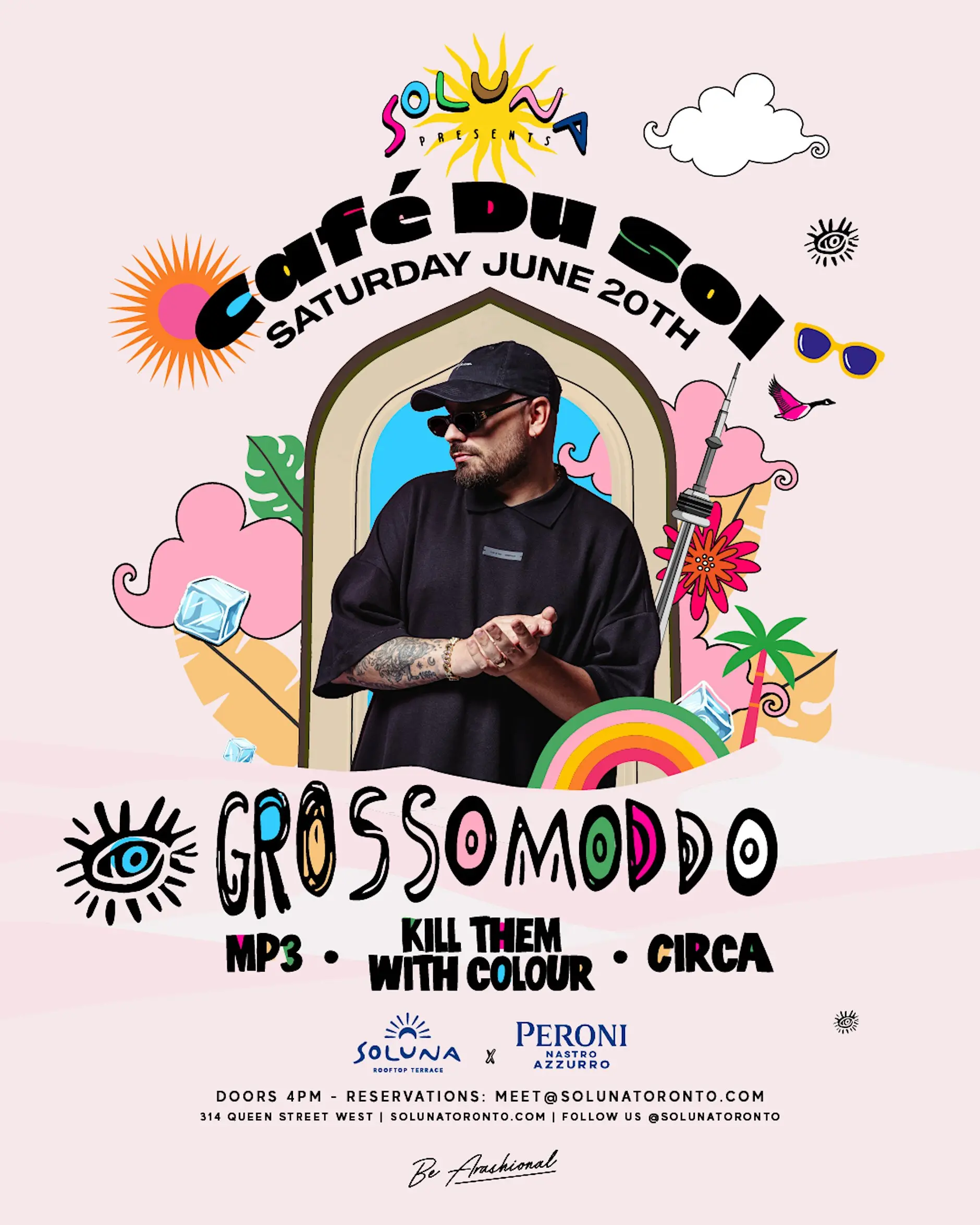 Grossomoddo at Soluna flyer